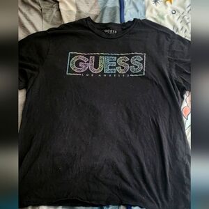 Guess Reflective Black Shirt